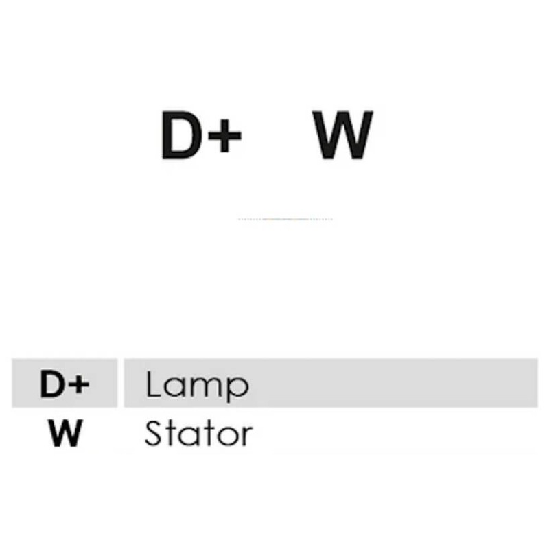 Alternator replacing MG550 / 11.203.282 / 3677263M91 Landini 65A