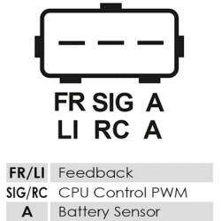 Regler für lichtmaschine Valéo CG25S032 / FG18T113 / FG18T114