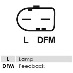 Lichtmaschine 0124615003 ersetzt 0121541302 / 012154130280 Mercedes 150A