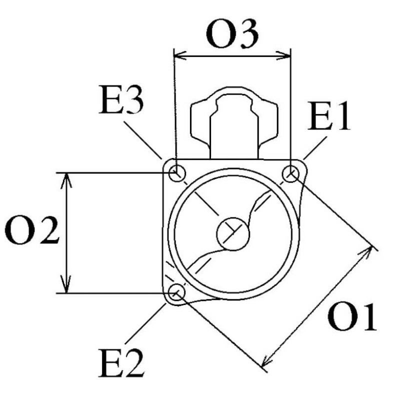 Démarreur NEUF remplace  Valéo D6RA104 / D6RA101 / 455936