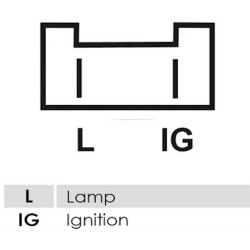 Lichtmaschine ersetzt A13N171 / 0986037301 / 7700754835 Renault 70A