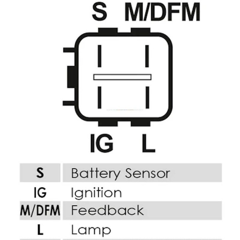 Lichtmaschine ersetzt 101211-9740 / 101211-9750 / 101211-9770 Honda 90A