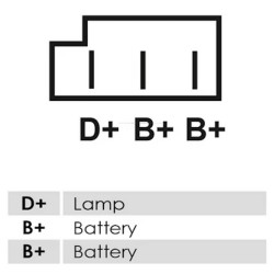 Alternador sustituye 92294C1 / DRA3427 / 82BB10300GA / IA0811