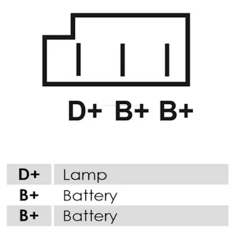 Alternateur remplace 92294C1 / DRA3427 / 82BB10300GA / IA0811