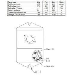 Ignition module replacing Chrysler 3438850 / 3656127 / 3656128 / 3656900