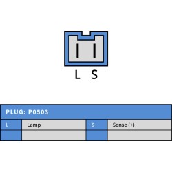 Alternador sustituye MG461 / 0986033991 / 0986034740 Renault 50A