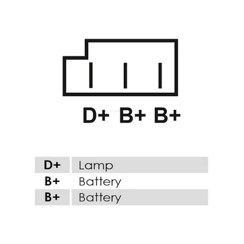 Lichtmaschine ersetzt LUCAS NAB900 / 66921126 / 66021070Lichtmaschine ersetzt LUCAS NAB900 / 66921126 / 66021070