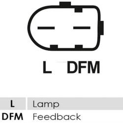 Regler für lichtmaschine  BOSCH 0120000024 / 0121615003 / 0121615048