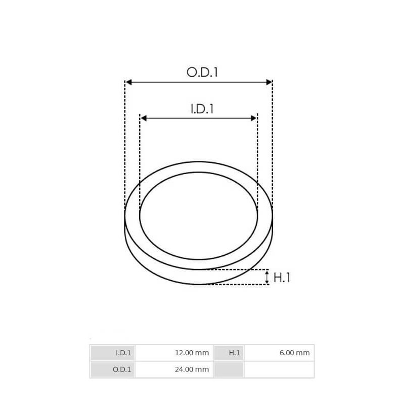 Öldichtungen für Lichtmaschinen Bosch 0120488000 / 0120488001 / 0120488002