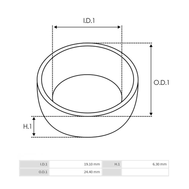 Staffa protettiva per motorino di avviamento Mitsubishi M009T61171 / M009T61471