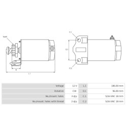 Motor de arranque sustituyee 432925 / 438878 / 586257 / 586286 / 586287 / 6585840