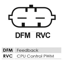 Regler für lichtmaschine DELCO REMY 13500187 / 13579675