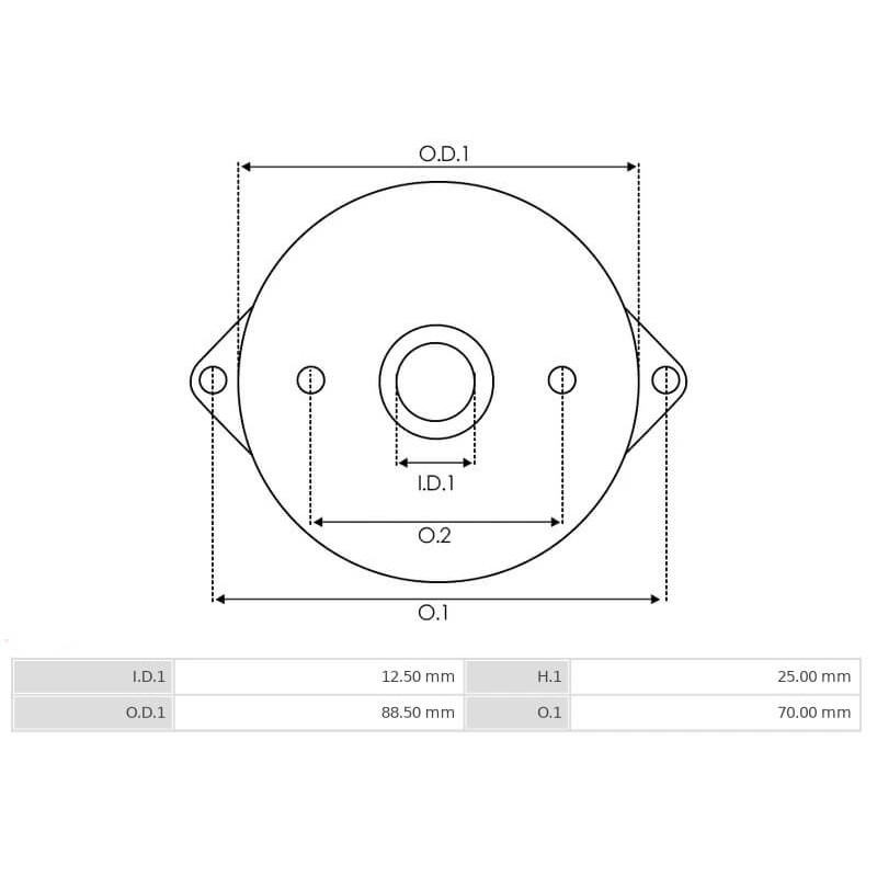 Brush holder for starter Lucas LRS101 / AS S4060 Brush holder for starter Lucas LRS101 / AS S4060