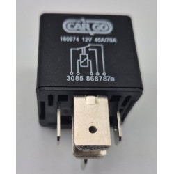 Relay Change Over No./terminals 5 12 volts 70/40  Amp
