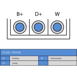 Lichtmaschine ersetzt 63321817 / 3788017M91 / AAK5355 CASE  / IH /NEW HOLLAND