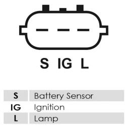 Regler für lichtmaschine  DENSO 101211-2130 / 101211-3030
