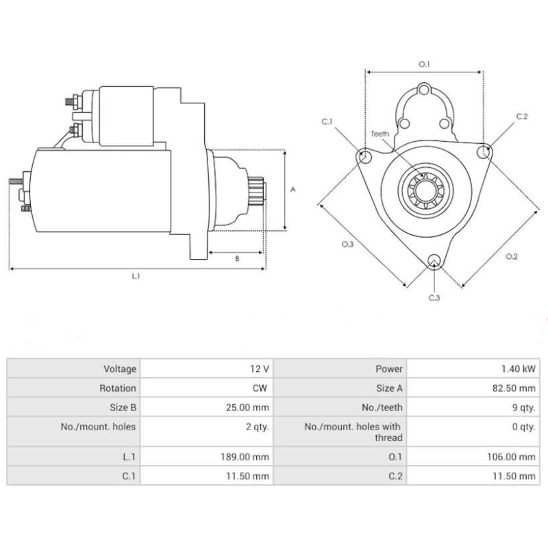 Anlasser ersetzt DENSO 228000-0664 / 228000-0663 / 228000-0662
