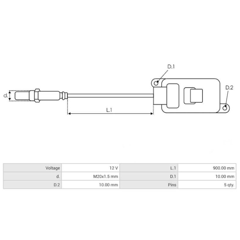 NOX sensor replacing 8W0907807A / 5WK97259