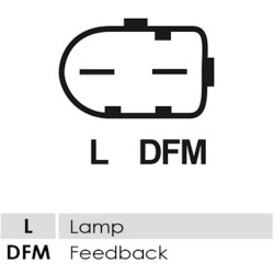 Alternador F000BL04DH sustituye 0124325001 / 0124325012