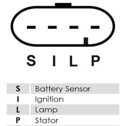 Regler für lichtmaschine DELCO REMY 8400111 / 8400111 / 8600002 / Pleasurecraft Marine RA097009