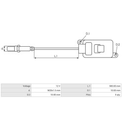 NOX-Sensor ersetzt 059907807T / SNS480 / 70680906