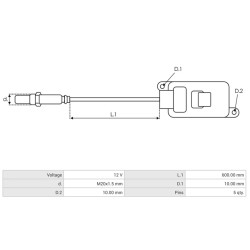 Sensore NOX sostituisce 4G0907807Q / SNS450A Sensore NOX sostituisce 4G0907807Q / SNS450A