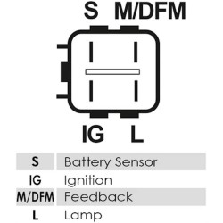 Lichtmaschine ersetzt  101211-7891 / 101211-7892 / XR8310300BA / XR8310300BC