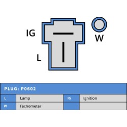 Lichtmaschine ersetzt HITACHI LR160-743 für KOMATSU / YANMAR