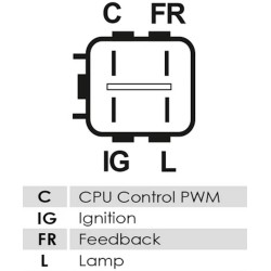 Regler für lichtmaschine  DENSO 101211-4060 / 101211-4070 / 101211-7270
