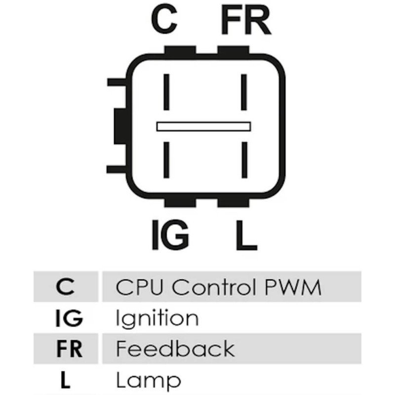 Regler für lichtmaschine  DENSO 101211-4060 / 101211-4070 / 101211-7270