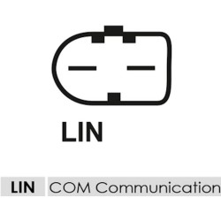 Regulator Valeo for alternator TG14C019 / TG14C022 / TG14C028