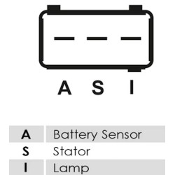 Régulateur pour alternateur Ford 1035755 / 1104931 / 94bb10300ae