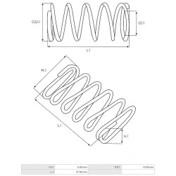 Molle elettromagnete per avviamento Magneton 443115141310 / 443115141311
