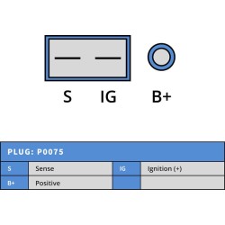 Alternador sustituye 100211-0080 / 100211-0790 / 100211-0292