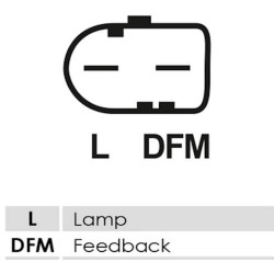 Regler für lichtmaschine  BOSCH 0124325040 / 0124325045 / 0124325157