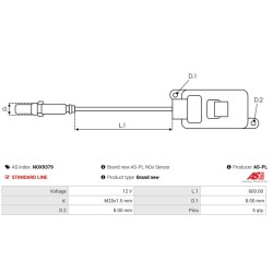 Sensor NOX sustituye 758712905 / 5WK96610K / 70680100