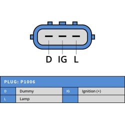 Lichtmaschine ersetzt 101211-1250 / 021080-0840 / 6008611350