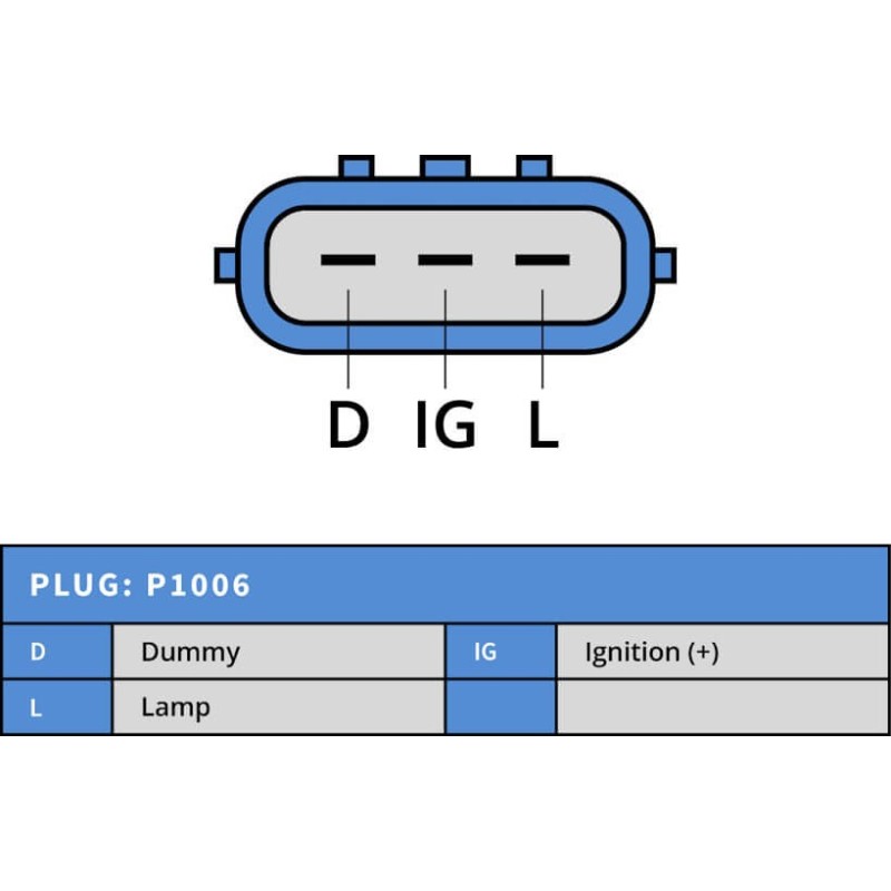 Alternateur remplace 101211-1250 / 021080-0840 / 6008611350