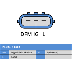 Alternatore sostituisce Denso 102211-2780 / 102211-9520 per Toyota