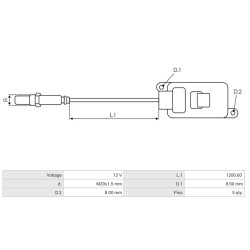 Capteur NOX remplace 29650-2U100 / SNS0804A