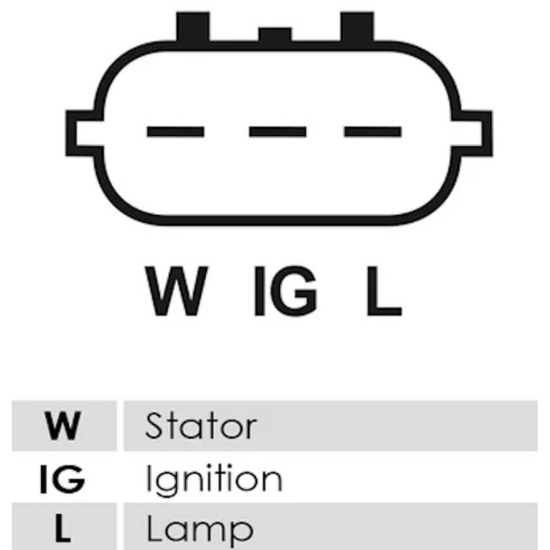 Alternatore DENSO 100211-4731 sostituisce 100211-4730 / 1667864010 Kubota 40A
