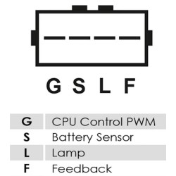 Regulador para alternador valéo AB195141 / TA000A29102 / TA000A44301