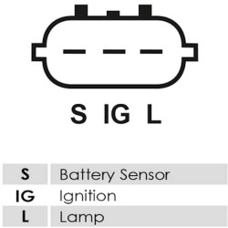 Lichtmaschine ersetzt DENSO 101211-5460 / TOYOTA 27060-74430