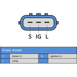 Lichtmaschine ersetzt 101211-5090 / 0986CR0012 / 101211-5550