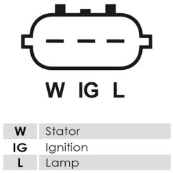 Lichtmaschine ersetzt DENSO 101211-9020 / 101211-9010 für CATERPILLAR