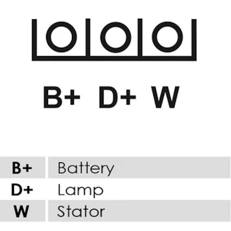 Lichtmaschine ersetzt 0123310015 / 0986038650 für FORD