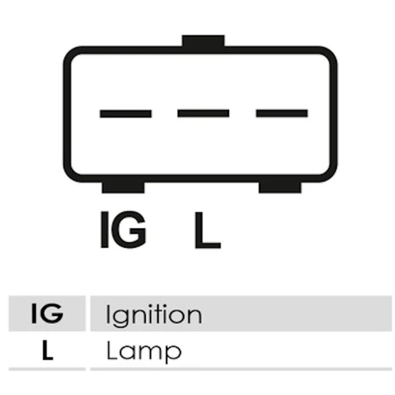 Régulateur de tension pour alternateur Bosch 0124515050 / 0124515052
