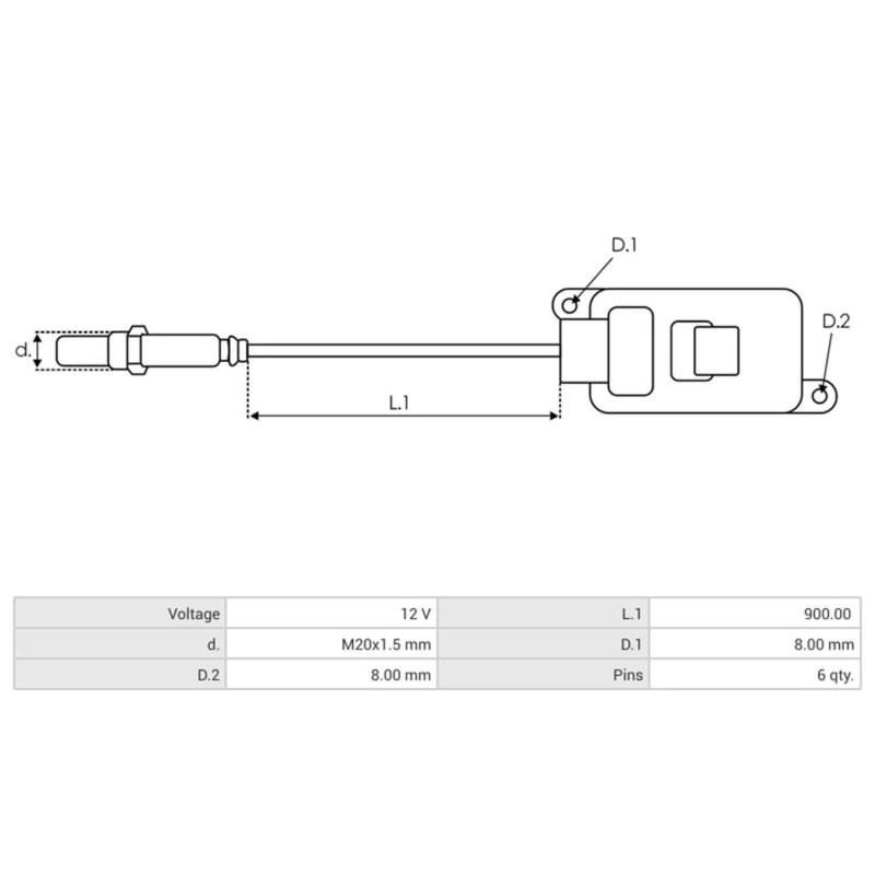 NOX sensor replacing 539-0118-02 / SNS3035