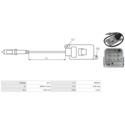 NOX sensor replacing DZ109126 / SNS353