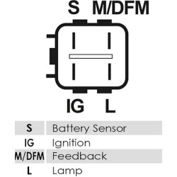 Regler für lichtmaschine Denso 102211-6100
